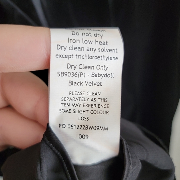 House of CB Babydoll Velvet Halter Mini Dress size S (Plus Cup) NWT - Picture 12 of 12